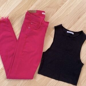 Zara Skinny Jeans & Top Bundle